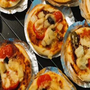 Catering food mini pizza